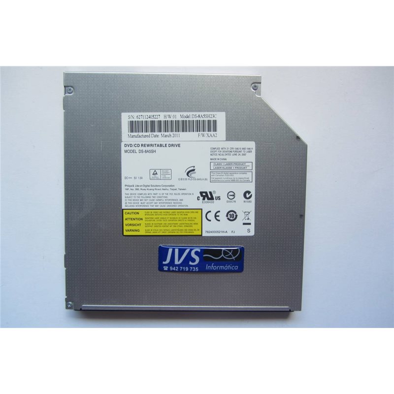 DS-8A5SH Grabadora SATA DVD ± RW ASUS A52J