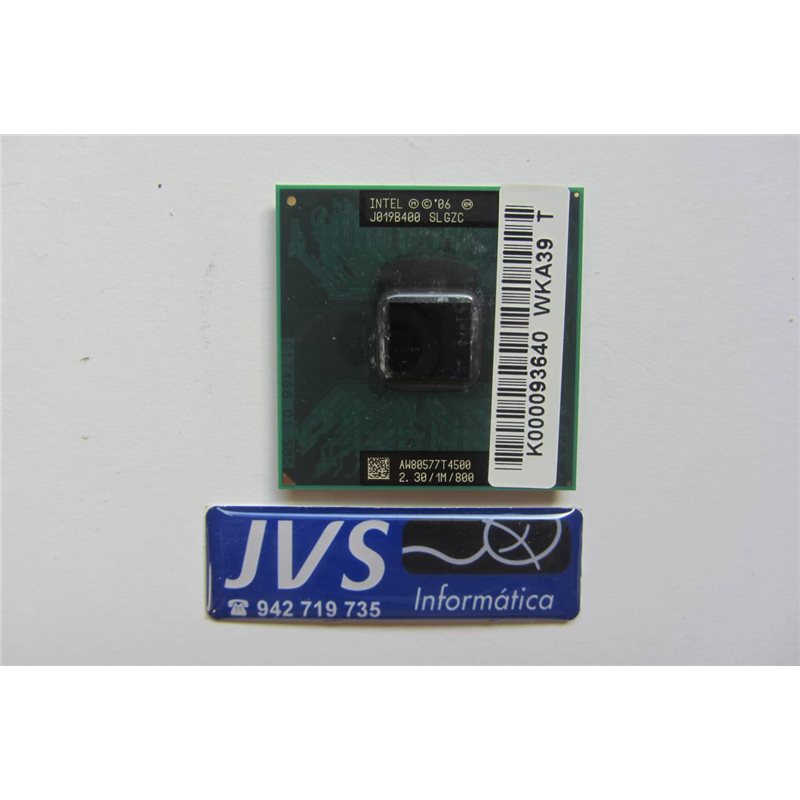 AW80577T4500 SLGZC Processador Intel Pentium DualCore T4500 2,3 Ghz 1M 800 TOSHIBA SATELLITE C660 AW80577T4500 SLGZC Processador Intel Pentium DualCore T4500 2,3 Ghz 1M 800 TOSHIBA SATELLITE C660