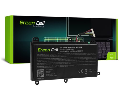 Batery Green Cell AS15B3N for Acer Predator 15 G9-591 G9-592 G9-593 17 G9-791 G9-792 G9-793 17X GX-791 GX-792 21X