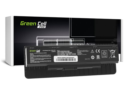 Green Cell PRO Battery A32N1405 for Asus G551 G551J G551JM G551JW G771 G771J G771JM G771JW N551 N551J N551JM N551JW N551JX / 11,