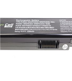 Green Cell PRO Battery for Toshiba Satellite C650 C650D C660 C660D L650D L655 L750 PA3817U-1BRS / 11,1V 5200mAh