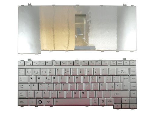 TECLADO PARA TOSHIBA SATELLITE A200 A300 L300 PLATEADO