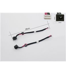 CONECTOR DC JACK PARA PORTÁTIL TOSHIBA SATELLITE A200 A300 L300 L350 L655