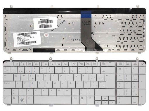 TECLADO PARA PORTÁTIL HP PAVILION DV7 DV7-2000 DV7-2100 DV7-2200 EN BLANCO