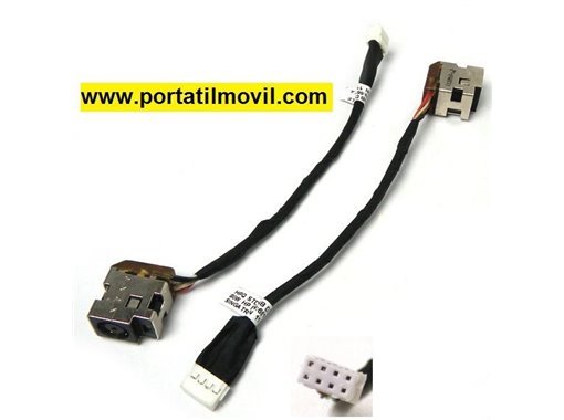 CONECTOR DC JACK PARA PORTÁTIL HP PAVILION G4, G6