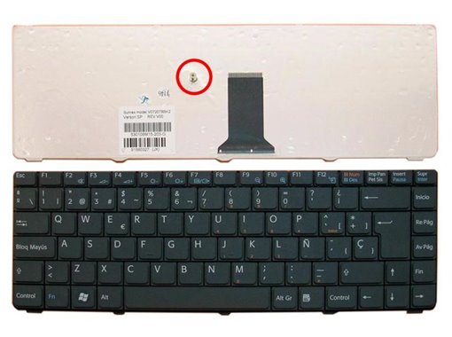 TECLADO PORTÁTIL SONY VAIO VGN-NS VGN-NR V072078bk2 VGN-NR10M/S VGN-NS21S VGN-NS12M  