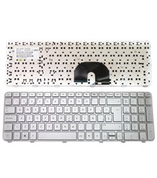 TECLADO PARA PORTÁTIL HP PAVILION DV6-6000 DV6-6100 DV6-6200 SERIES PLATEADO