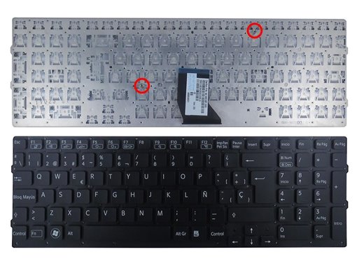 TECLADO PARA PORTÁTIL SONY VPC-CB17 9Z.N6CBF.00S 148954931 SE0BF 55010S3H2G0-035-G