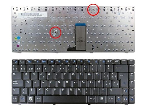 TECLADO PARA PORTÁTIL SAMSUNG R519 NP-R519  V020660AS1 CNBA5902586D