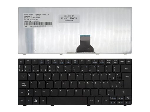 TECLADO Acer Aspire One 721 721H  722  722H  751 751H 753 753H 