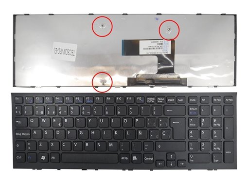 TECLADO PARA PORTÁTIL SONY VAIO Vpc-El 9Z.N5CSW.B0S 148969381 SBBSW