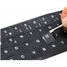 PEGATINA PARA CONVERTIR TECLADO EN IDIOMA FRANCÉS NEGRO