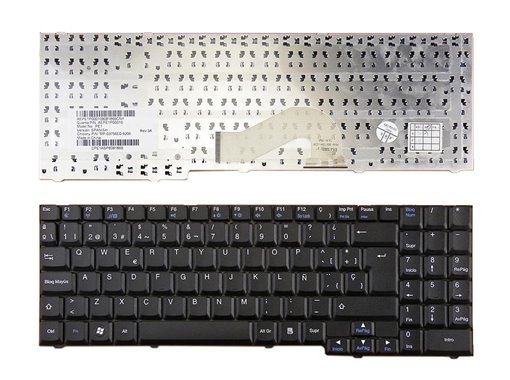 TECLADO PARA PORTÁTIL PACKARD BELL EASYNOTE Mh35 Mh36 Mh45 