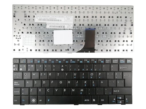 TECLADO PARA PORTÁTIL ASUS EEE PC 1005HA 1005P NEGRO