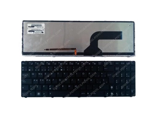 TECLADO PARA PORTÁTIL ASUS G73 K52 A53S N53JQ N53SM N53SN N53SV N53TA N53TK RETROILUMINADO