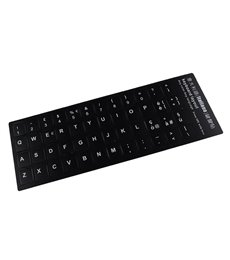 PEGATINA PARA CONVERTIR TECLADO EN IDIOMA ITALIANO NEGRO