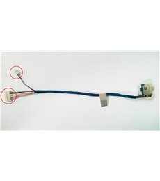 CONECTOR DC JACK PARA HP PAVILION DV6-2090 CON DOS RAMIFICACIONES 