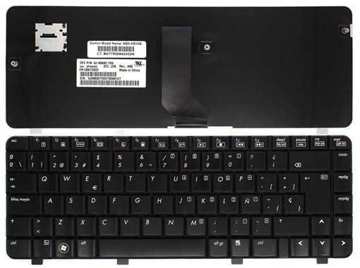 TECLADO PARA PORTÁTIL HP PAVILION DV3 DV3-2000 SERIES 9J.N28G82.P0S NSK-HFP0S AZUL OSCURO TECLADO PARA PORTÁTIL HP PAVILION DV3 DV3-2000 SERIES 9J.N28G82.P0S NSK-HFP0S AZUL OSCURO