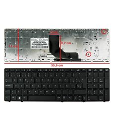 TECLADO PARA PORTÁTIL HP ELITEBOOK 8560P PROBOOK 6560B 6565B 6570B 6575B SERIES