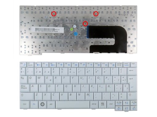 TECLADO PARA PORTÁTIL SAMSUNG NP-N130-HAV1US NP-N130-HAZ1US NP-N130-JA01US