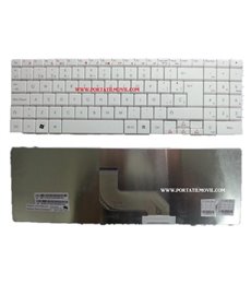 TECLADO BLANCO PACKARD BELL EASYNOTE LJ61 LJ63 LJ65 LJ67 LJ71 LJ75 LJ77 TJ65 TJ71 TJ75 DT85 TJ61 TJ62 NV59 ETNA GL 