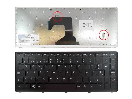 TECLADO PARA PORTÁTIL LENOVO IDEAPAD S300 S400 SERIES 25208657 V127920JK2