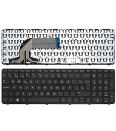 Spanische Tastatur für HP Pavilion 15-E 15-N 250 G3 255 G3 - Schwarz mit Rahmen