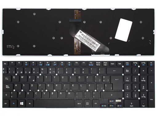 TECLADO ACER ASPIRE 5830T 9Z.N9MBC.A0S R6ABC RETROILUMINADO W8