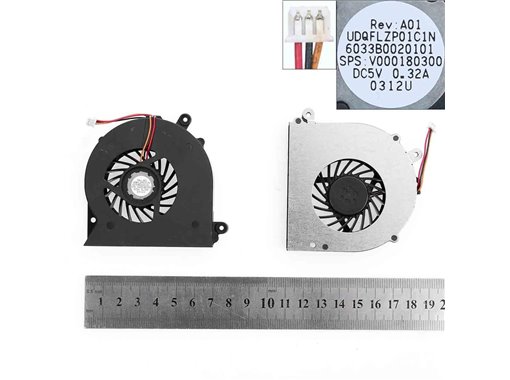 VENTILADOR CPU PARA PORTÁTIL SATELLITE A500 A505 UDQFLZP01C1N (PARA CPU i7)