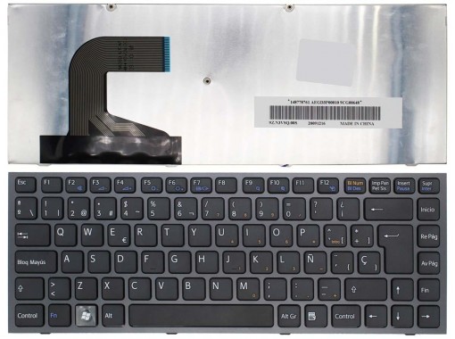 TECLADO PARA PORTÁTIL SONY VAIO VPC-S NEGRO  NSK-SA5SQ 0S 9Z.N3VSQ.50S AEGD3P00020 148778251