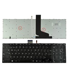 TECLADO PARA PORTÁTIL TOSHIBA SATELLITE S50-A S50D-A S50DT-A S50T-A S55-A NEGRO RETROILUMINADO