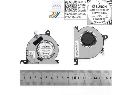 VENTILADOR CPU PARA PORTÁTIL DELL LATITUDE E7240 EG50040S1-C130-S9A