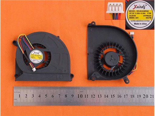 VENTILADOR CPU PARA PORTÁTIL ASUS K40 K40AB K40AF K40IN K50I K50IJ K501-RBBGR05G