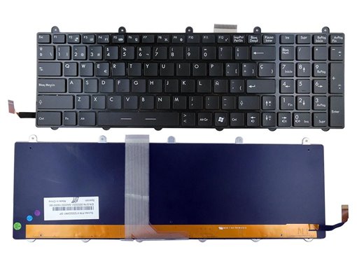 TECLADO PARA PORTÁTIL MSI STEELSERIES GT60 GT70 GX60 GX70 RETROILUMINADO