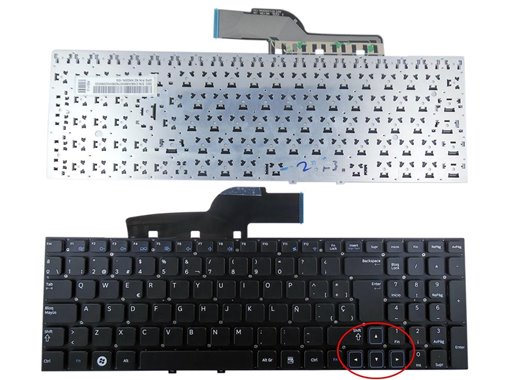 TECLADO PARA PORTÁTIL SAMSUNG NP300 NP300V5A NP305V5A NP305V4A 9Z.N5QSN.10S VERSION 2