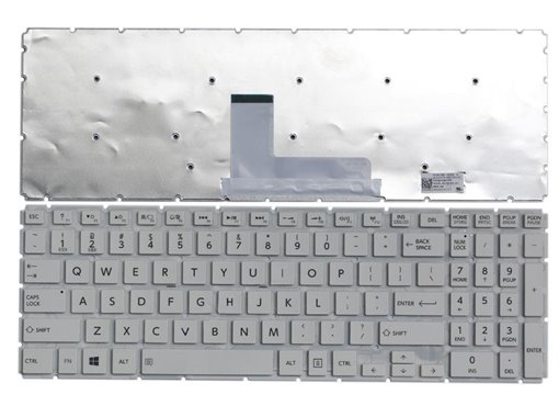 TECLADO PARA PORTÁTIL TOSHIBA SATELLITE L55-B L55D-B L55DT-B L55T-B NSK-V91SQ AEBLIU00120 9Z.NBCSQ.101 BLANCO