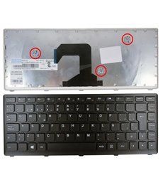 TECLADO PARA LENOVO U410 NEGRO CON MARCO NEGRO