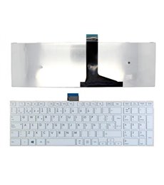 TECLADO PARA PORTATIL TOSHIBA C55-A BLANCO CON MARCO