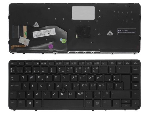 TECLADO PARA PORTÁTIL HP ELITEBOOK 840 G1 850 G1 840 G2 SERIES 730794-071