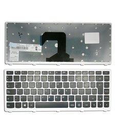 TECLADO PARA PORTÁTIL LENOVO S400 NEGRO CON MARCO BLANCO