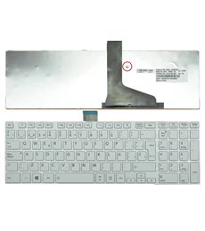 TECLADO PARA PORTATIL TOSHIBA SATELLITE L850, L950 C855 PSCBYE-04500RIT BLANCO 