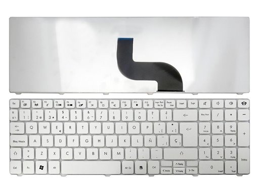 TECLADO PARA PACKARD BELL TK11 TK85 TM85 TM86 BLANCO