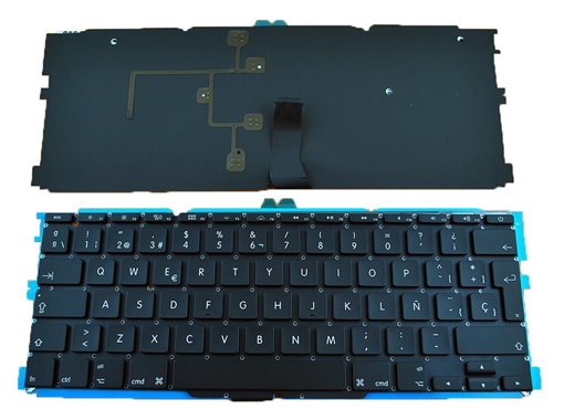 TECLADO PARA PORTÁTIL APPLE MACBOOK AIR A1370 Y A1465 11.6" RETROLIMINADO