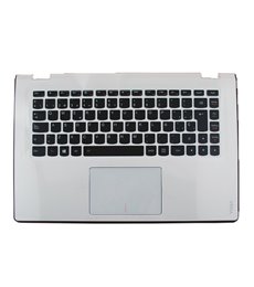 TECLADO cOMPLETO PARA PORTÁTIL LENOVO YOGA 2 13" NEGRO CON CARCASA BLANCA