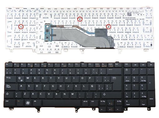 TECLADO PARA PORTATIL DELL LATITUDE E6520