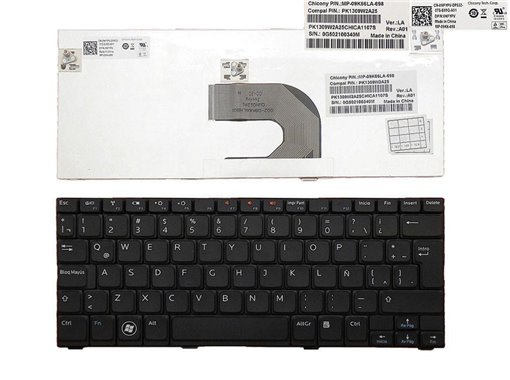 TECLADO PARA PORTATIL DELL INSPIRON MINI 10 1012 1018