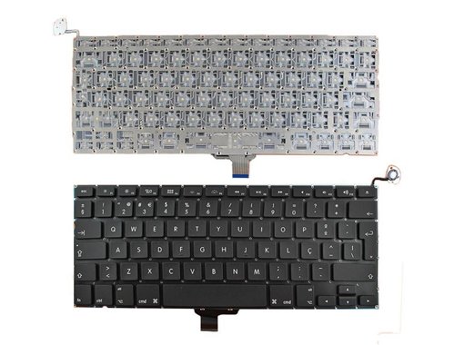 TECLADO PARA APPLE MACBOOK PRO UNICUERPO A1278 MB467 PORTUGUES