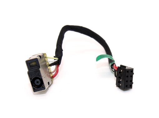 CONECTOR DC JACK CON CABLE PARA HP 747116-001 15-R 15-R011dx 15-R018dx 15-R024nr 15-R029wm 15-R032ds, 747116-001