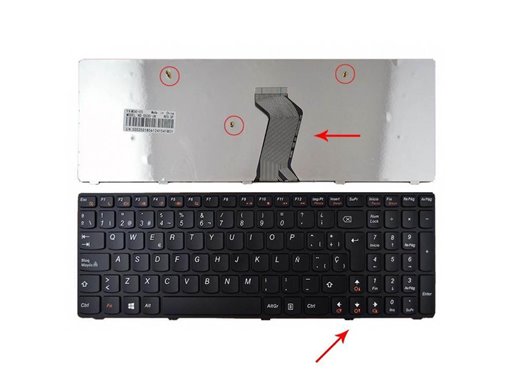 TECLADO PARA PORTATIL LENOVO G500 G505 G510