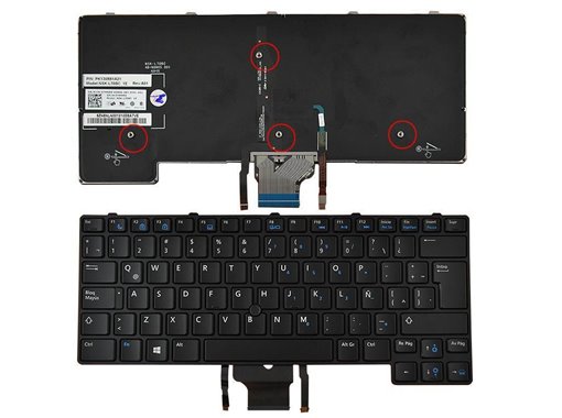 TECLADO PARA PORTÁTIL DELL LATITUDE E6430U V136425AK1 PK130R52A15 20133270198